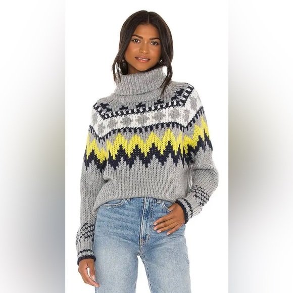 john and Jenn Sweaters - Jhon &Jenn Mason Sweater In Neon Lights Size M